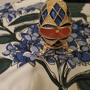 Egg trinket Jewelry box, Farberge Style